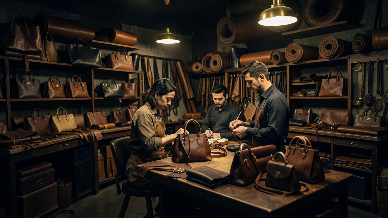 Leather Goods Factory production floor