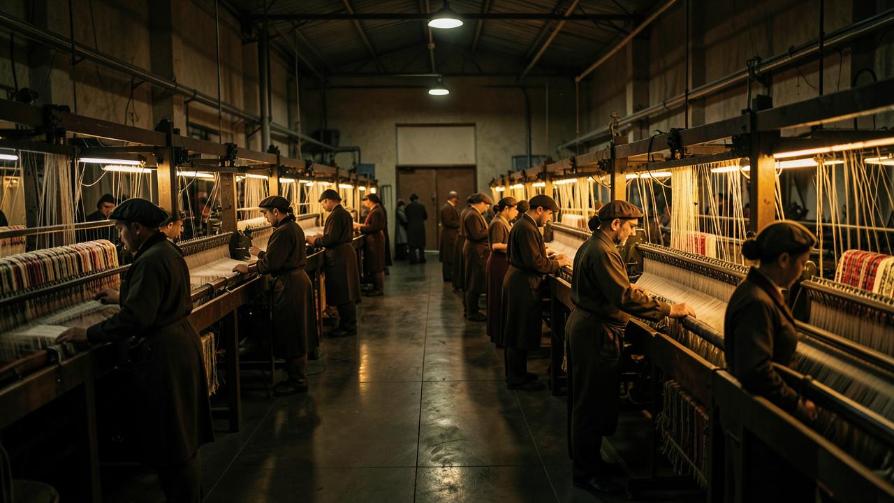 Ethiopian Textile Factory production floor